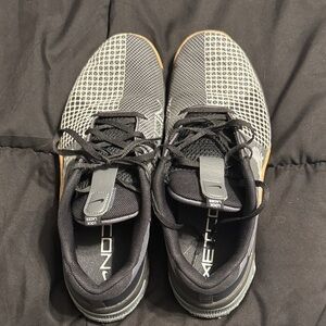 Black and Gray Men's Nike Metcon Shoes